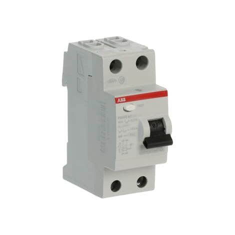 Interruptor diferencial de CA de 2 polos, 40 A, 30 mA, FH202 AC-40/0.03 2CSF202002R1400