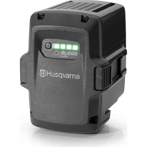 Husqvarna – Batterie Li-Ion 36V 5.2Ah – Rechargeable 1500 fois – 4 témoins de charge – Utilisation professionnelle tout temps