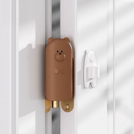 Cache-charnière - Protection Anti-pincement En Silicone - Pour Porte Intérieure - Par Paquet De 2 (1/4)