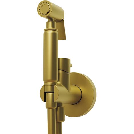 Grifo de Bidé Empotrado Fabricado en Latón Empotrado Acabado en Oro Pvd (1/2)