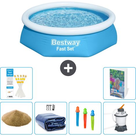 Bestway Fast Set Rund - 244x61 cm - 7-teilig  S36 (1/5)