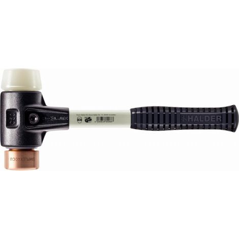 Mazza HALDER SIMPLEX Rame / nylon con corpo in ferro malleabile rinforzato e impugnatura in fibra di vetro - D=30 mm - 3748.030