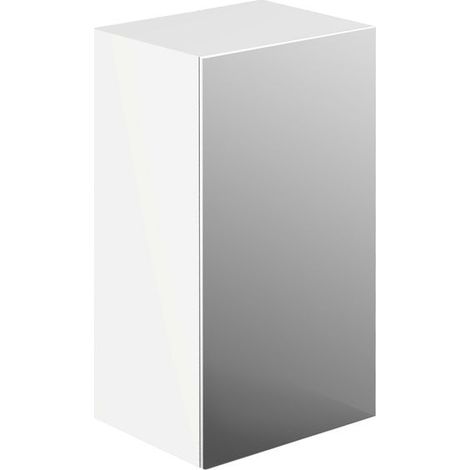 Armario de media altura emco evo, 750mm, puerta doble espejo,