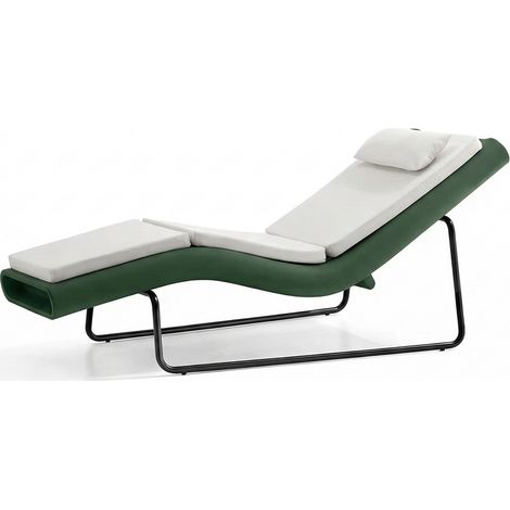 Cuscino lettino prendisole tessuto Tex resistente Esse - Bianco