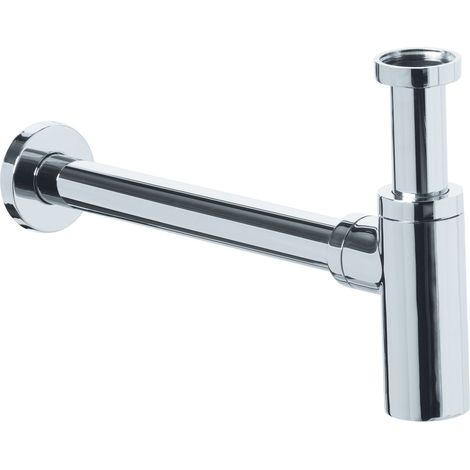 SIFÓN PARA LAVABO BOTELLA LATÓN CROMADO 1.1/4'