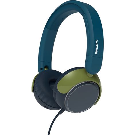 Philips TAK2000CT/00 cuffia e auricolare Cuffie Cablato A Padiglione Musica e Chiamate USB tipo-C Blu, Verde, Grigio (1/4)