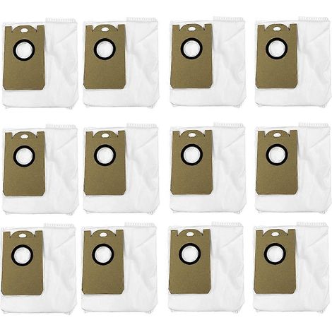 12 pièces Sacs à poussière pour X20 SW+ 11415/S600/AI300 Plus/M203/Xbot L7 Pro Balayeuse (1/5)