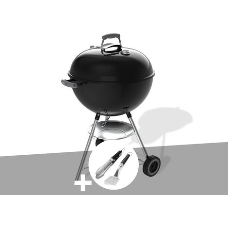 Barbecue à charbon Original Kettle 57 cm + Kit ustensiles Premium 2 pièces - Weber