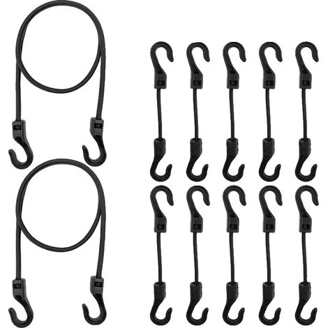 Bungee-Seile, stoßdämpfend, schwer belastbar, 13.5cm - 10Stück (1/2)