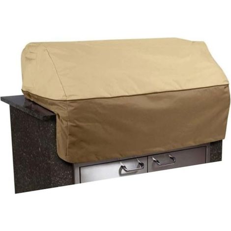 Funda protectora para barbacoa de exterior fabricada en tejido Oxford impermeable y resistente. (1/5)