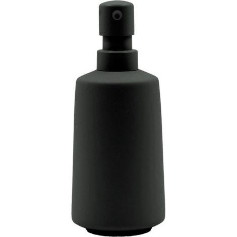 Distributeur de Savon en Céramique "Ceralia" 19cm Noir (1/3)