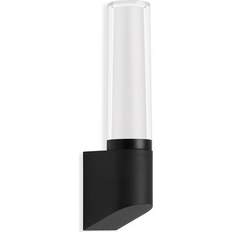LED Außenwandleuchte 4000K IP44 8W schwarz Metall-Kunststoff Telefunken