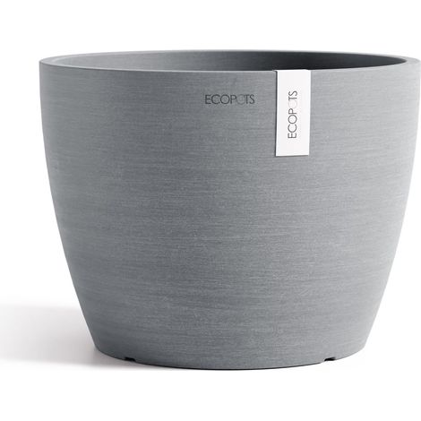 Ecopots Stockholm 24 Blumentopf - L 23,3 cm x H 17,7 cm - Innen- und Außenbereich (1/2)
