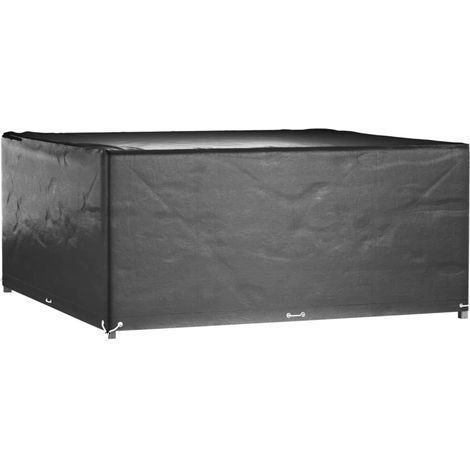 Maison Exclusive - Copri Mobili da Giardino 2pz 16 Occhielli 250x250x90cm Quadrato