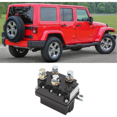 12V 500A elektromagnetisches Schützrelais, geeignet für ATV/UTV-Fahrzeuge und Seilwinden von 8000 bis 15000 lb (1/5)