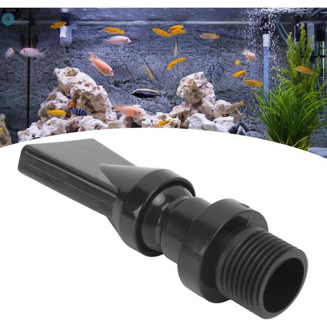 Buse de pulvérisation pour aquarium à bec canard - Régulation multidirectionnelle, adaptable aux pompes et filtres, avec entrée d'air pour oxygénation-AUTRES (1/5)