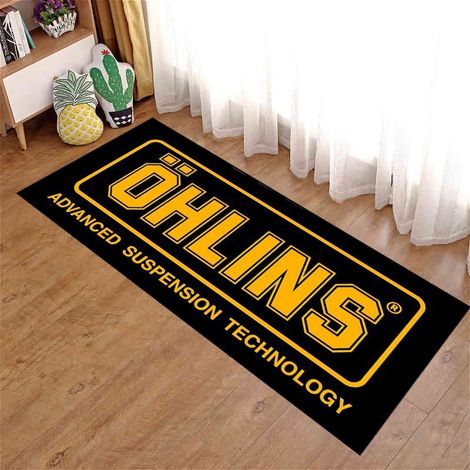 HSS-Tapis de moto, tapis antidérapant pour canapé et table basse de salon, résistant aux taches et facile à nettoyer - 60200cm (surface en polaire douce pour la peau)