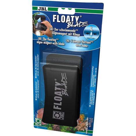 Floaty L Blade, Aimant nettoyeur de vitres flottant avec lame pour vitres d'aquariums épaisses
