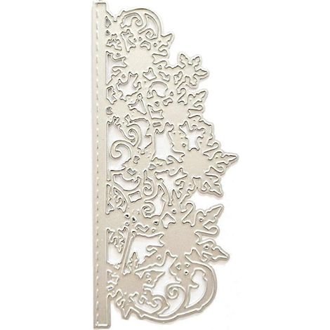 Stanzformen aus Metall, Weihnachtsschneeflocken-Motiv, DIY-Schneidevorlage