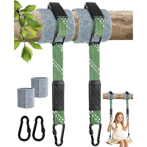Kit de fixation pour balançoire et hamac - 63 cm - Lot de 2 (1/5)
