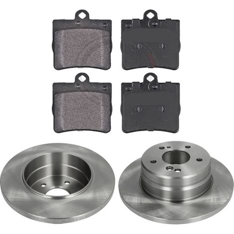 KIT FRENI POSTERIORI compatibile con MERCEDES-BENZ CLASSE C (W203) - DISCHI + PASTIGLIE OEM: P 50 072 / 15815 /SOSTITUZIONE DIRETTA/BASSA POLVERE/SILENZIOSO (1/5)