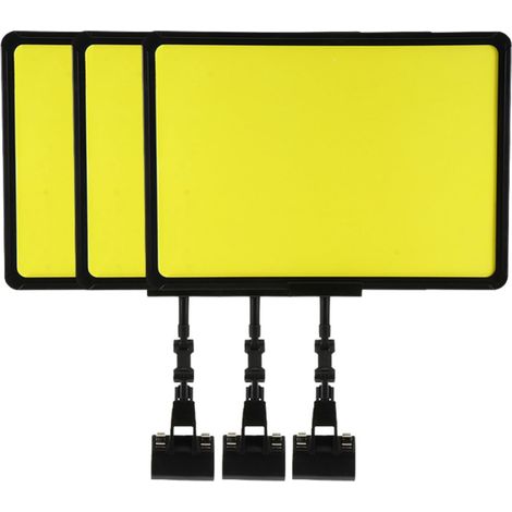 TOYANDONA Porte-cartes de prix avec clip en plastique ABS, 3 (1/5)