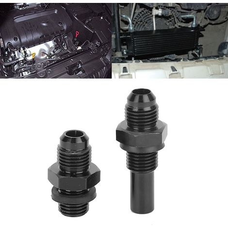 Adaptateur de raccord d'extrémité de conduite d'huile en alliage d'aluminium AN6-1/4NPS - Accessoire de modification automobile (1/5)