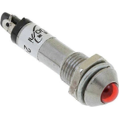 Luz indicadora LED de 8 mm, 24 V, roja + verde - Paquete de 20 unidades, edición 0619