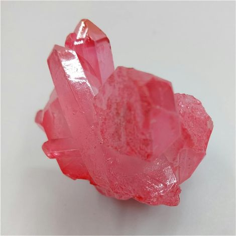 1pc Naturel Aura Ange Quartz Cristal Cluster placage Rose Cristal Pierre Cluster 100-150g décoration Collections de la Maison (1/5)