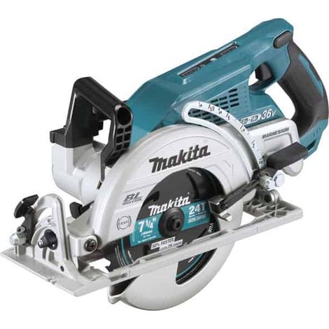 Makita – Scie circulaire sans fil 2x18V – Moteur Brushless – Profondeur de coupe 66mm – Pour bois dur et métal – Technologie XPT (1/2)