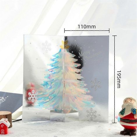3D-PopUp-Weihnachtsbaumschmuck Mini-Neonfolie