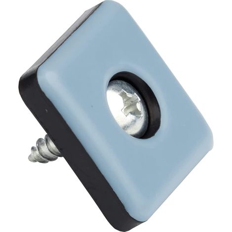 MINKUROW Mobili In Teflon Scivoli Con Viti │ 20 Pezzi │ Quadrangolare │ 40 X 40 Mm │ Protezione Pavimento │ Ptfe Glider │ Teflon Glider