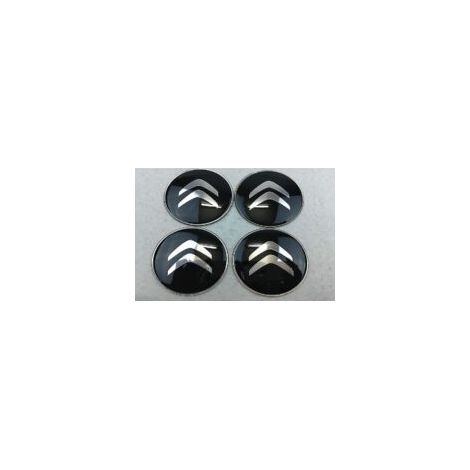 Modifizierter Nabenaufkleber, Nabenabdeckungsaufkleber 65 mm - Citroen (4er-Pack) - Crezuo