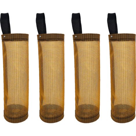 Distributeur De Sac En Plastique - Support Murale Avec Système D'Extraction Par Le Bas - Pour Cuisine Camping Car Ou Intérieur - 1 Pièce (1/5)