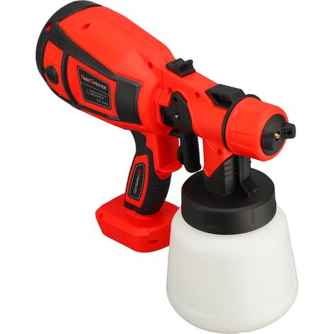 Pistolet à peinture électrique sans fil haute pression détachable, capacité de 900 ml, pour peindre et colorer (1/5)