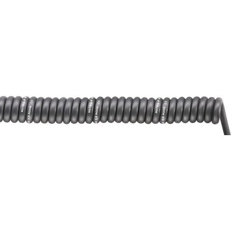 Câble spiralé LAPP SPIRAL H07BQ-F 70002761 2000 mm / 6000 mm 5 G 1.50 mm² noir 1 pc(s) V578261