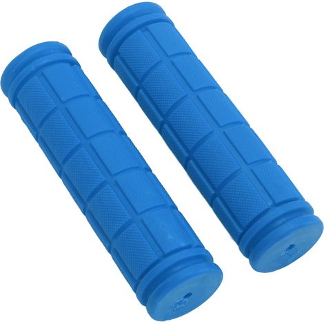 Paar Fahrradlenkergriffe, dunkelblaue, weiche Gummigriffe für Rennrad und Mountainbike (1/5)