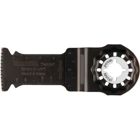Makita E-25856 TMA047 Lama per utensile multifunzione Starlock per legno e metallo 25 Pz.
