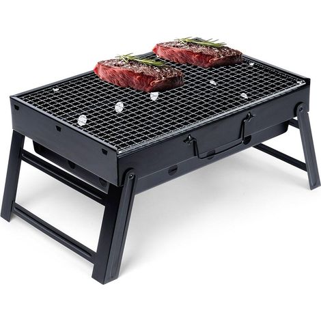 Maleta plegable portátil para barbacoa de turismo de 43 cm