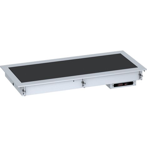 Plaque Chauffante Vitrocéramique Drop-In Noire - 2 à 5 x GN 1/1 - Combisteel