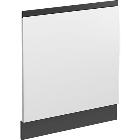 Pannello frontale R-Line, Bianco, 59.6 cm Forma a J, senza piano di lavoro, Vicco