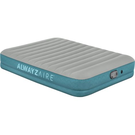 BESTWAY Matelas gonflable 2 places 203x152x36 cm pompe électrique AlwayzAire