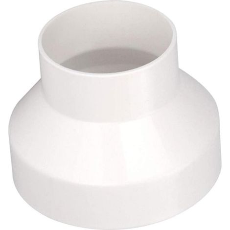 Adaptateur de Ventilation en Plastique pour Réducteur de Conduit, 8 à 6 Pouces Construction en plastique, transition de taille 8" à 6", connecteur de conduit rond, convient aux hottes de cuisinière e (1/5)