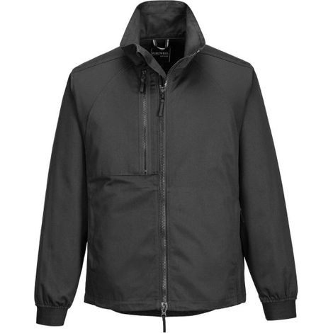 Chaqueta elástica de trabajo WX2 Stretch de páneles combinados CD885 S Gris metálico