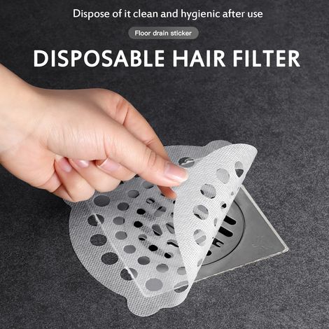 Filtre Anti-Obstruction Pour Drain - Pour Sol Et Evier - Jetable - 20 Pièces (1/5)