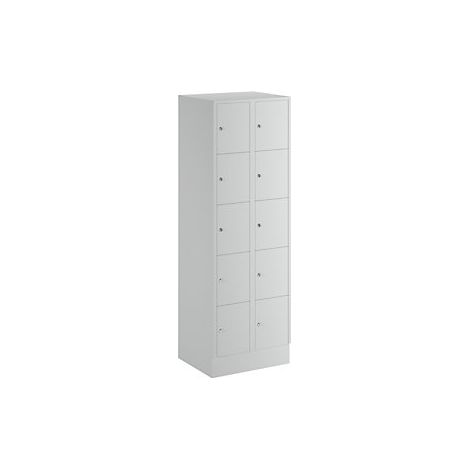 Wolf  Armadietto a 5 scomparti München  2 colonne  grigio
