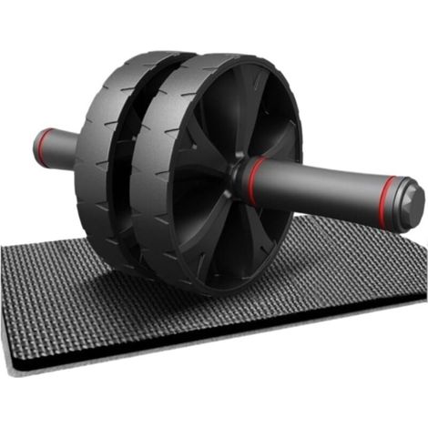 Roue abdominale pour exercices abdominaux, équipement pour entraînement de force abdominale exigeant, roue abdominale auxiliaire pour gymnases à domicile (1/4)