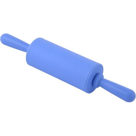 Rouleau à pâtisserie en silicone, petit, bleu, 22 cm (1/3)