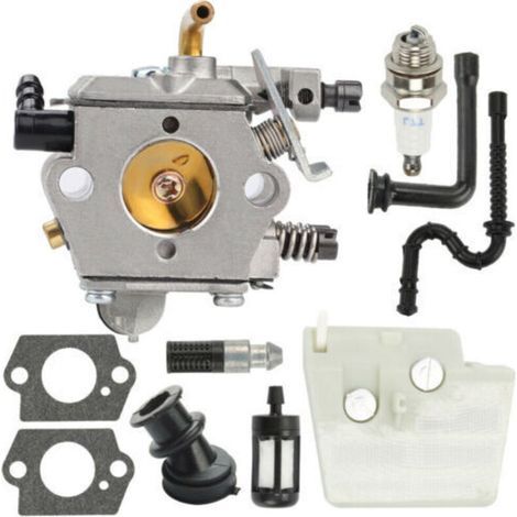 Vergaser-Reparatursatz für Stihl 024 026 MS240 MS260 024AV 024S Walbro WT-194 Kettensägen-Luftfilter-Ansaugkrümmer (ersetzt 11211200611) (1/5)