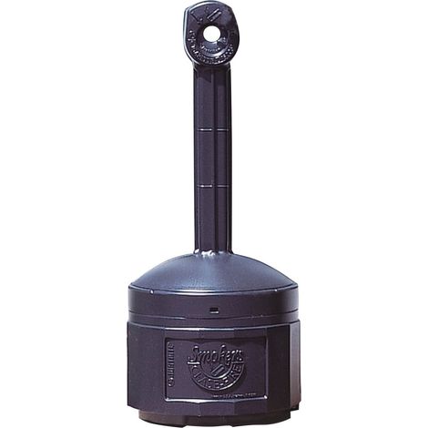 Posacenere da città da esterno su base stabile. 15 litri di diametro 42 cm altezza 98 cm nero (1/3)